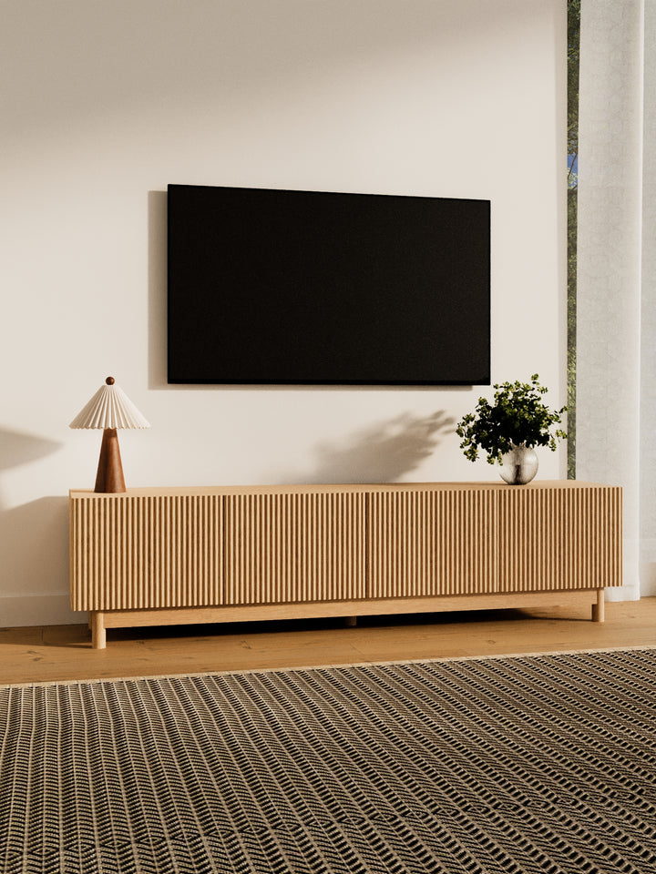 Fiano Premium Natural Entertainment Unit 180cm