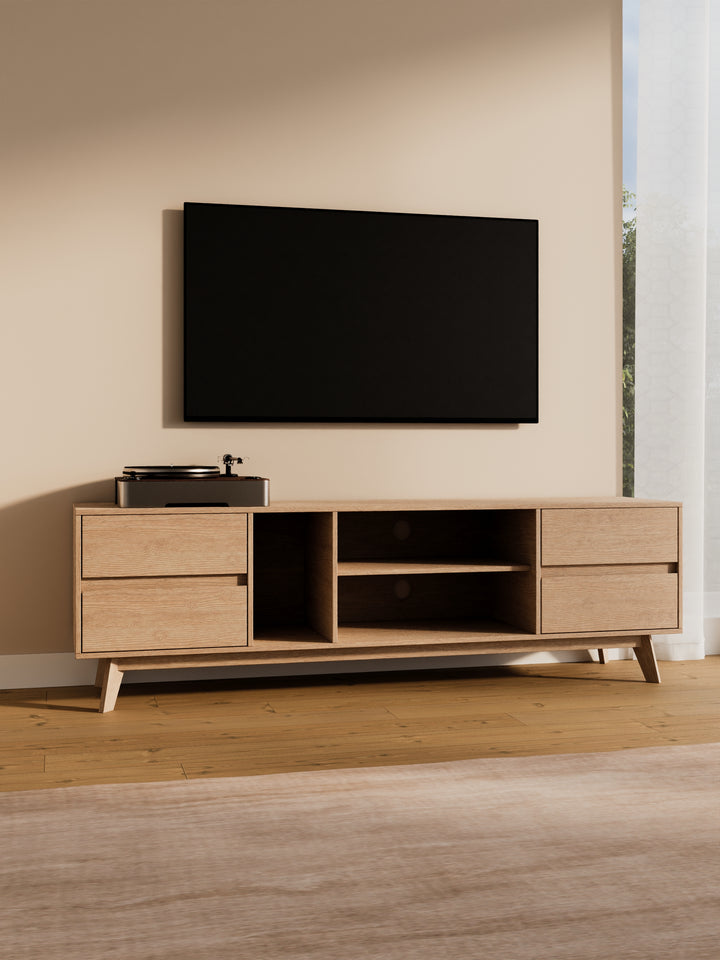 Fleur Premium Natural Entertainment Unit 180cm