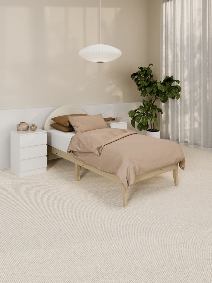 Gemma Beige Arched Bedhead