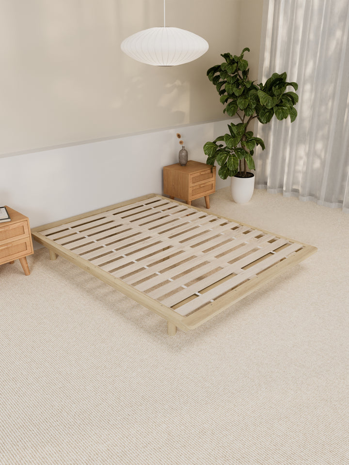 Harper Floating Wooden Bed Base