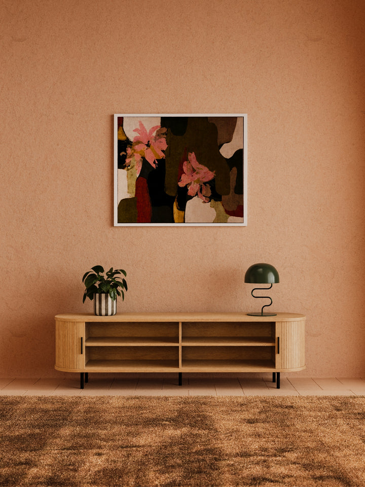 Hendrix Natural Curved Entertainment Unit 160cm