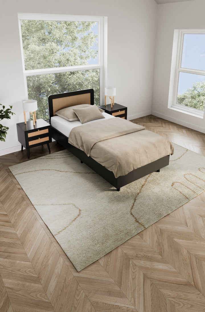 Jodie Black Rattan Bed Frame