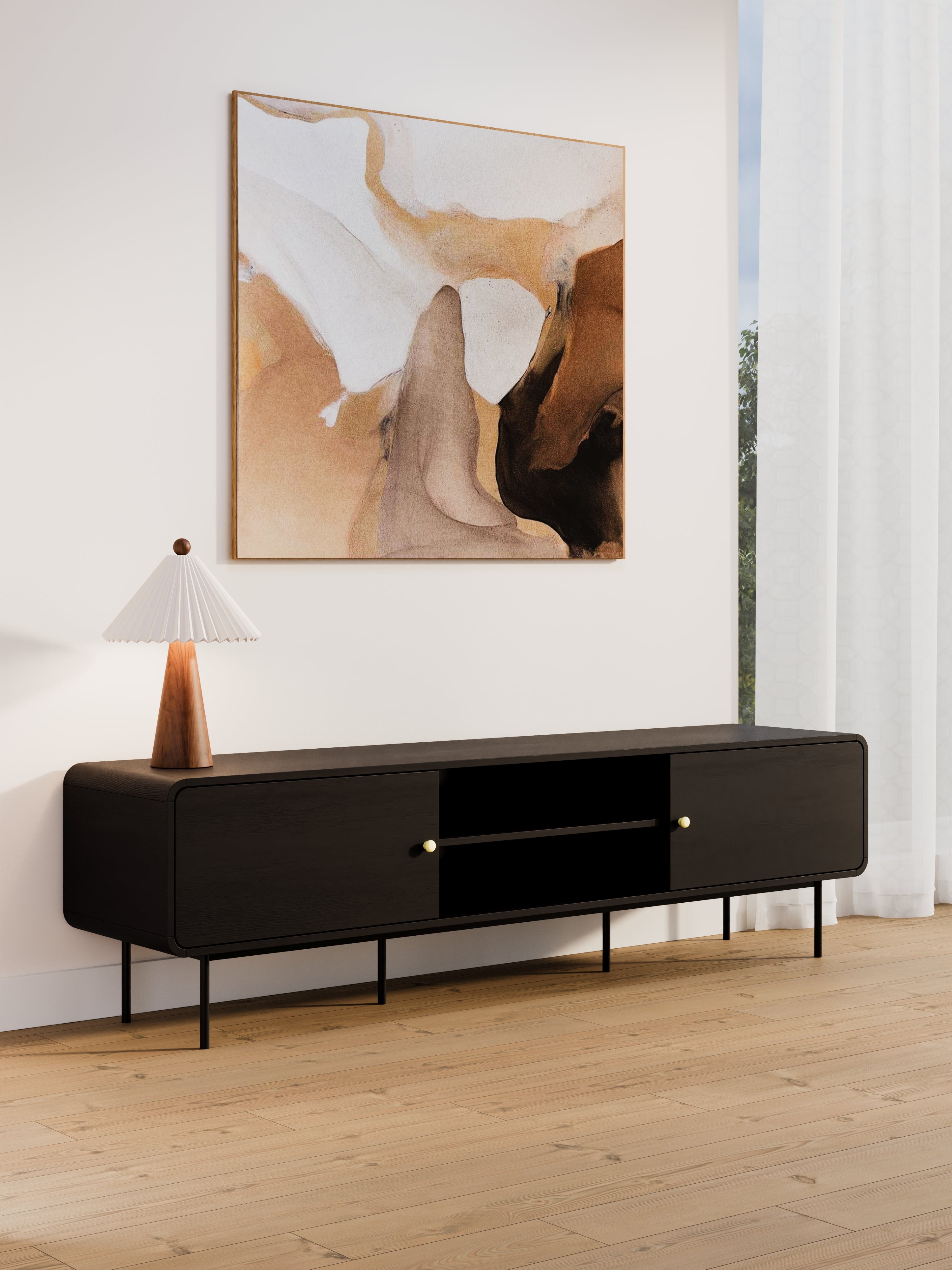 Samson Black Entertainment Unit 180cm