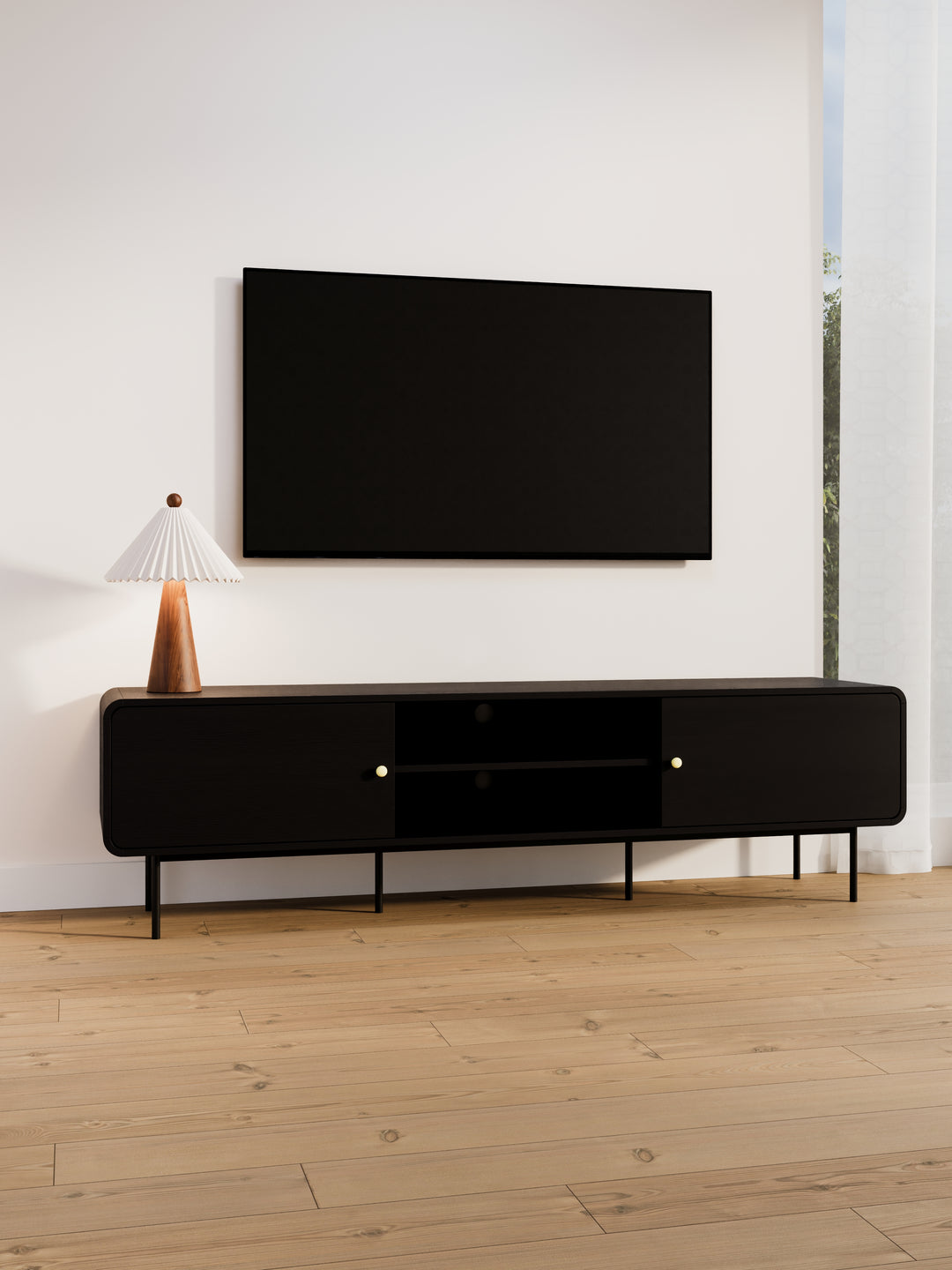 Samson Black Entertainment Unit 180cm