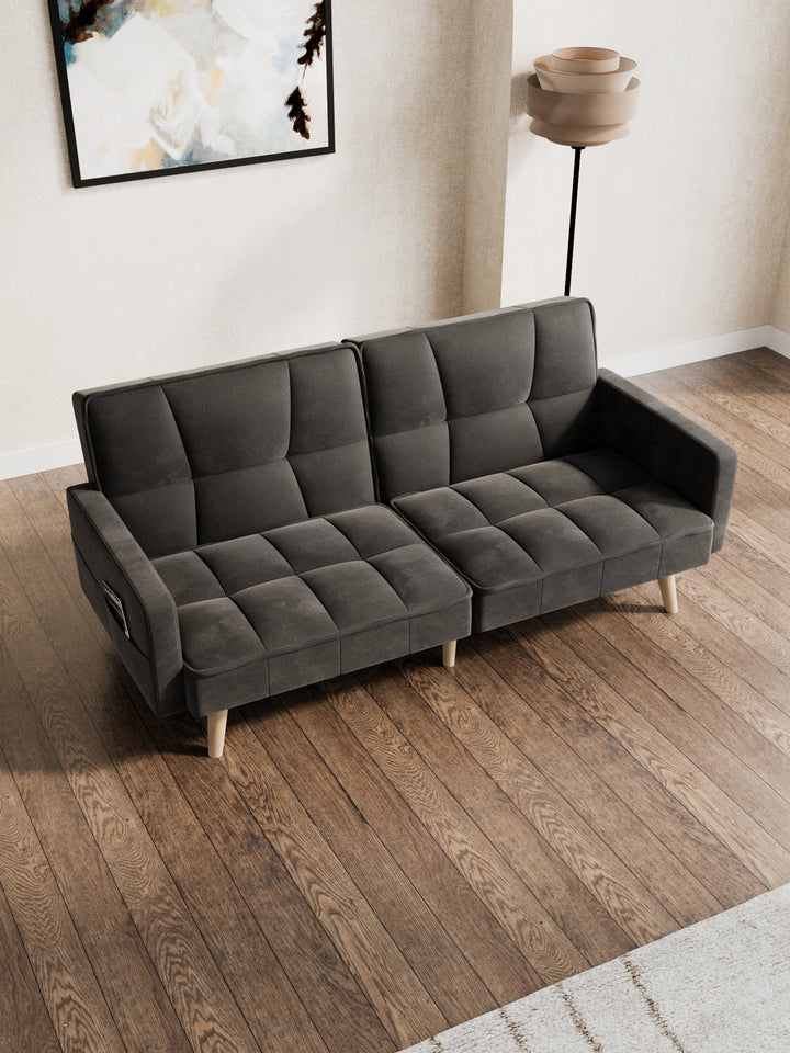 Tegan Grey 3 Seater Sofa Bed