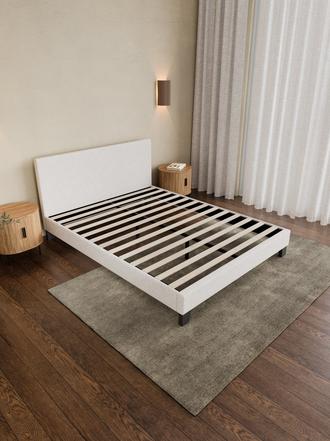 Tori Cloud Boucle Bed Frame